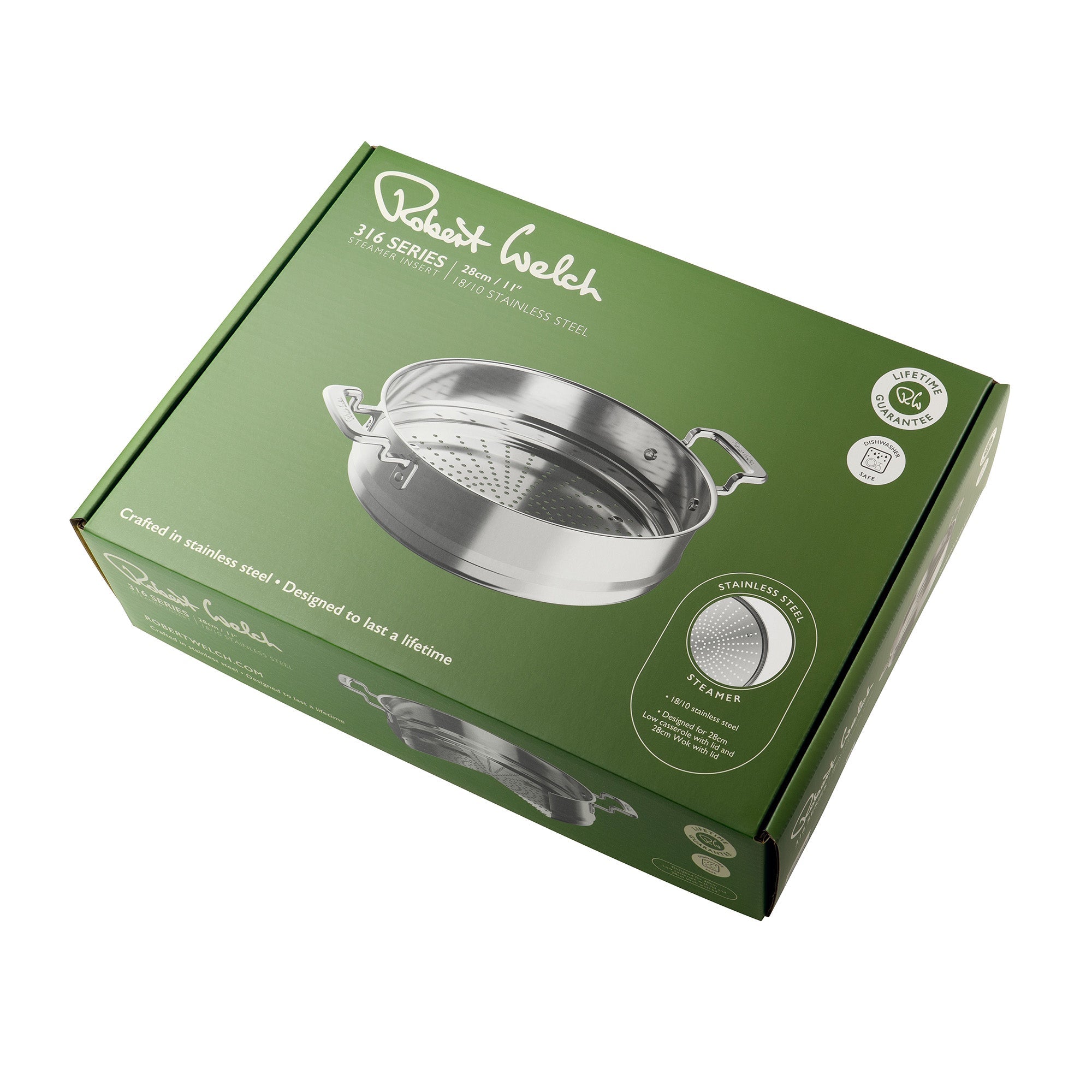 Robert Welch 316 Series Cookware Steamer Insert 28cm