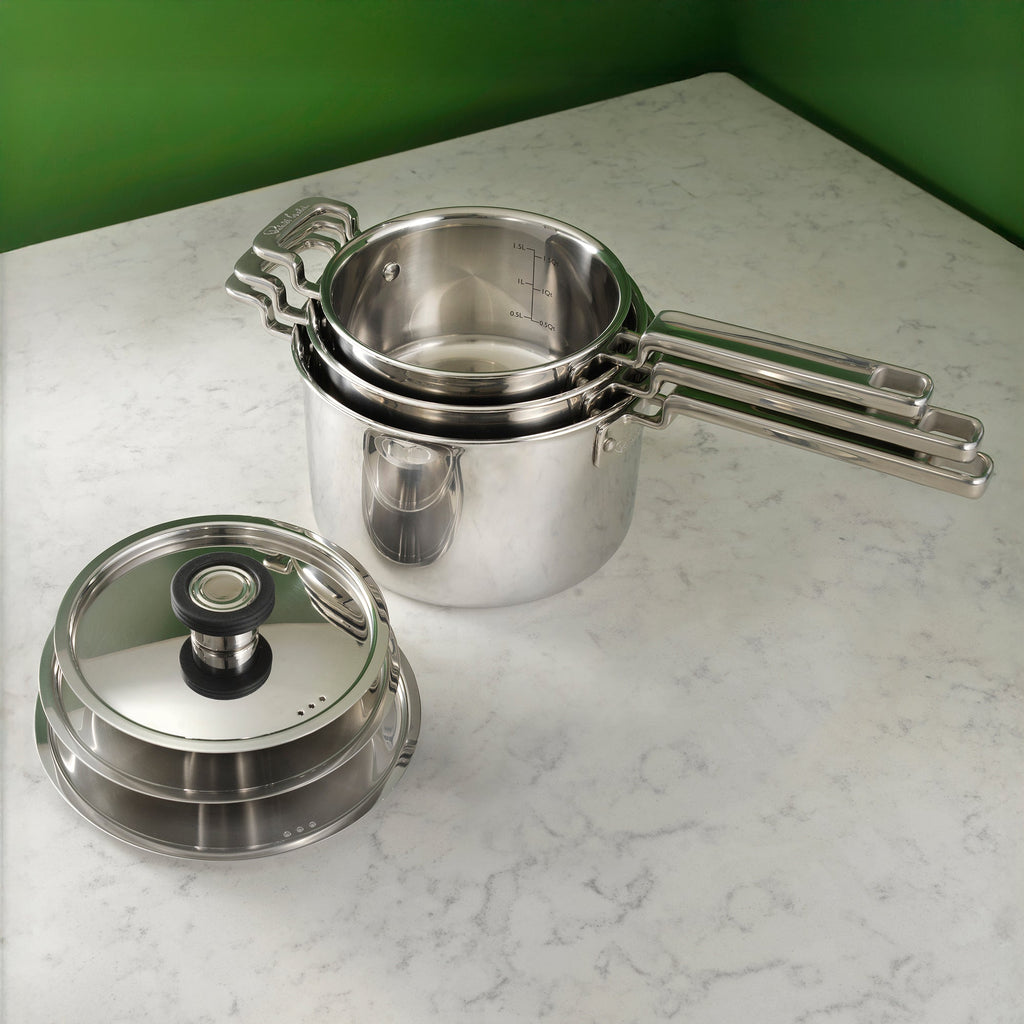 316 Series Cookware Saucepan Set, 3 Piece