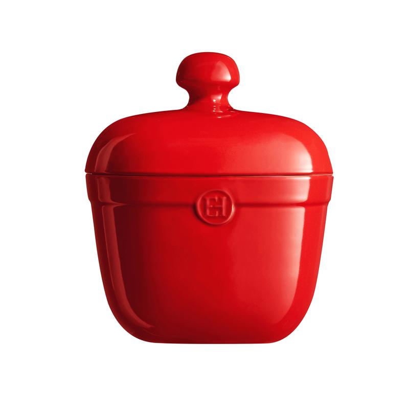 Emile Henry Cookie Jar - Burgundy