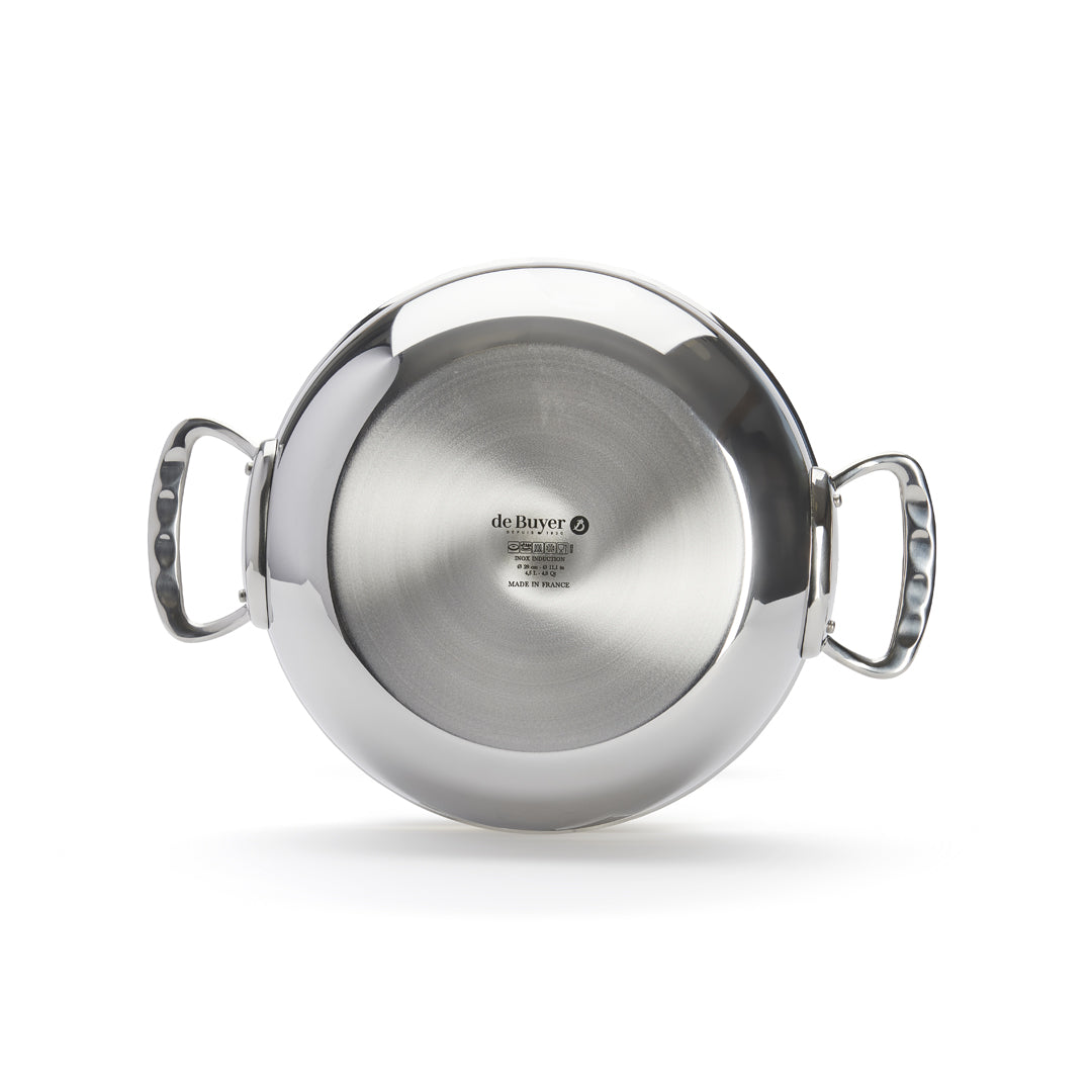 De Buyer Affinity 28cm Round Sauté Pan with Lid