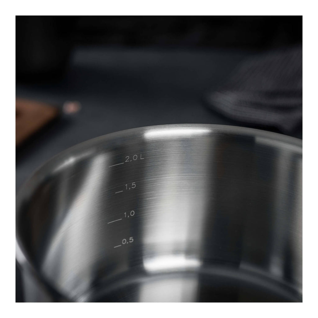 Kuhn Rikon Culinary Fiveply 18cm Stainless Steel Casserole