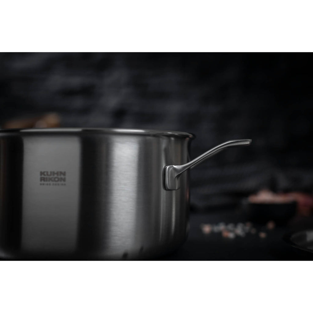 Kuhn Rikon Culinary Fiveply 18cm Stainless Steel Casserole