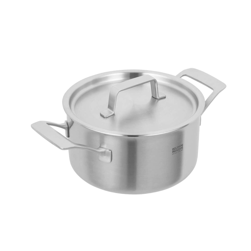 Kuhn Rikon Culinary Fiveply 18cm Stainless Steel Casserole