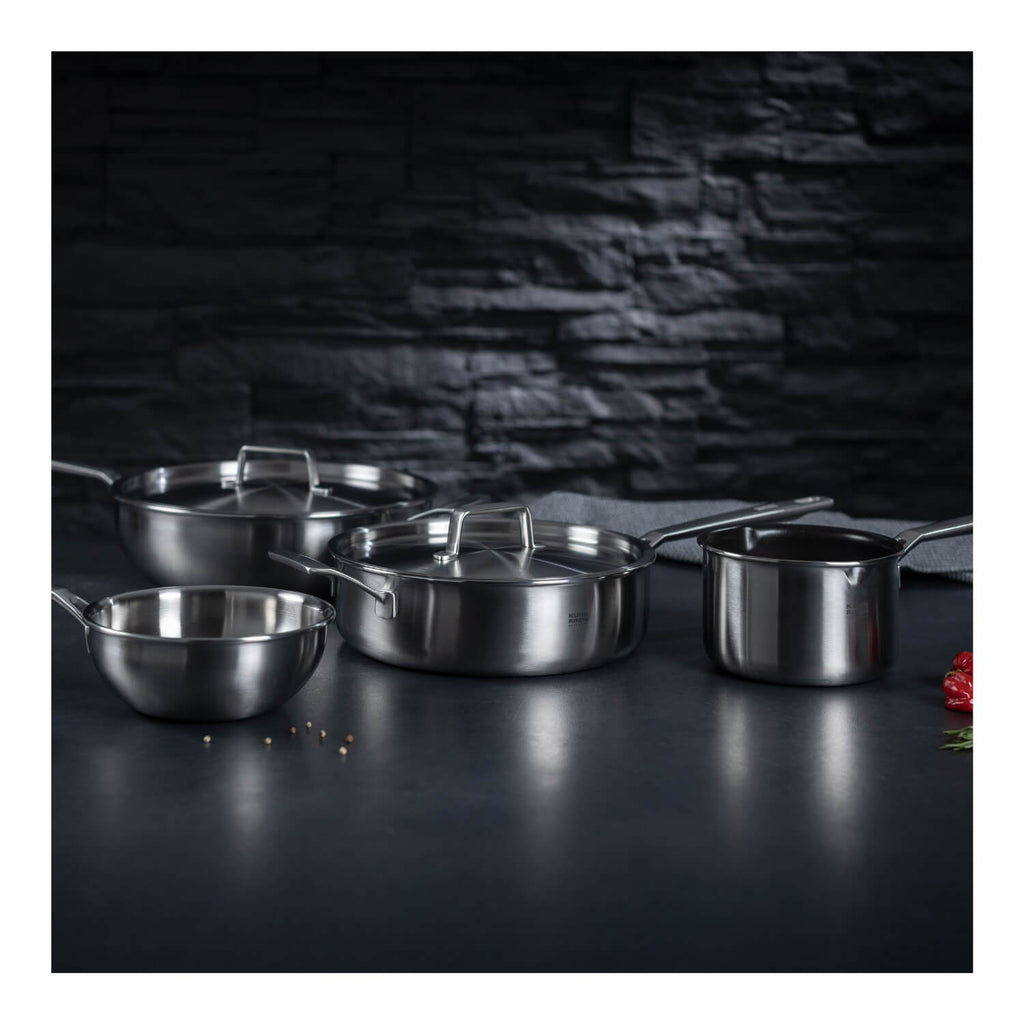Kuhn Rikon Culinary FivePly 20cm Uncoated Chef’s Pan
