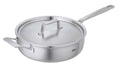 Kuhn Rikon Culinary FivePly 28cm Uncoated Sauté Pan with Lid & Helper Handle