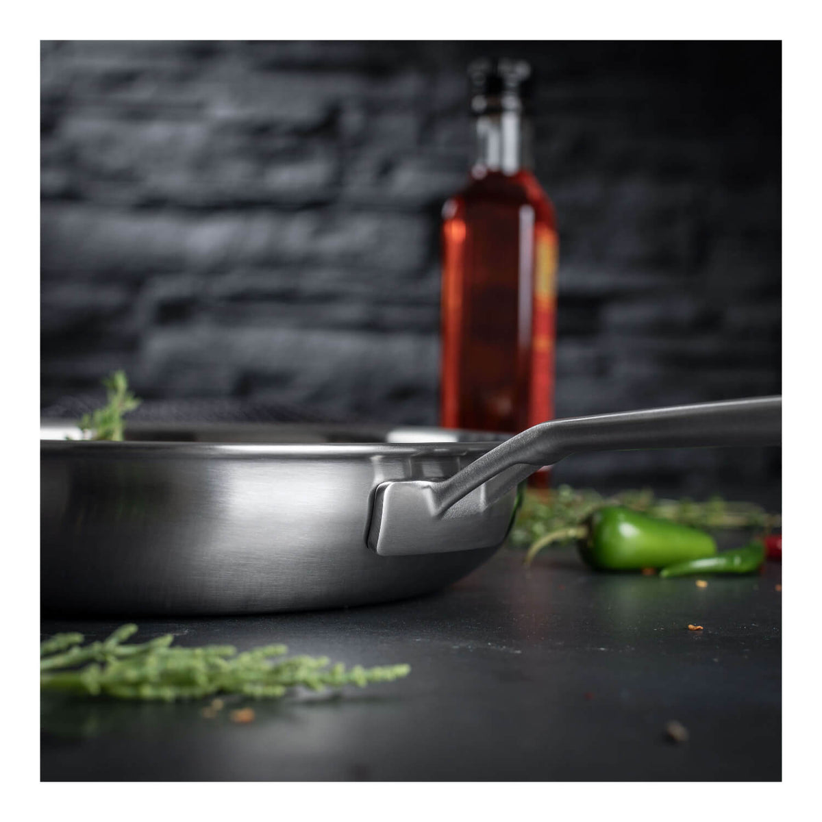 Kuhn Rikon Culinary Fiveply 28cm Uncoated Frying Pan