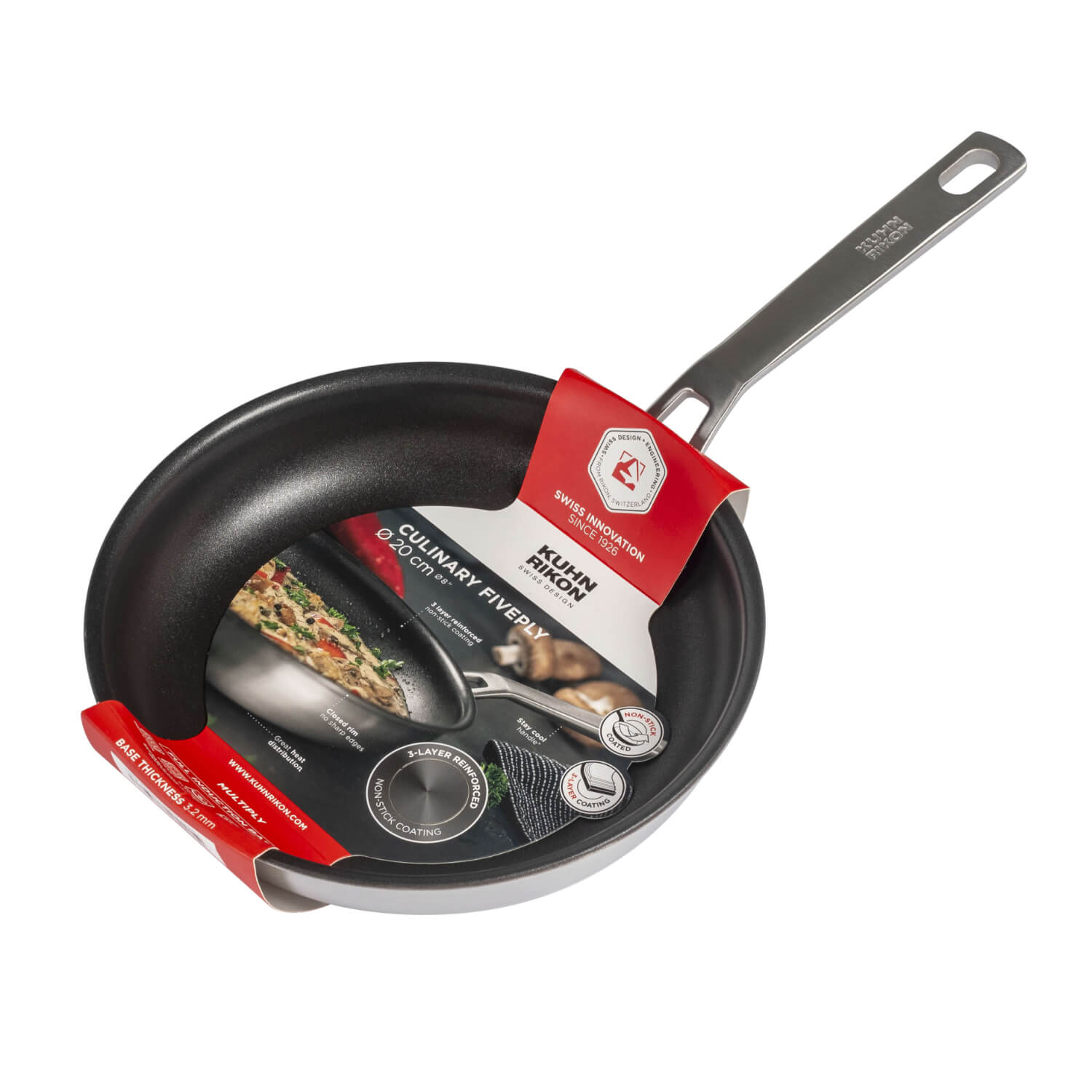 Kuhn Rikon Culinary Fiveply 24cm Non-Stick Frying Pan