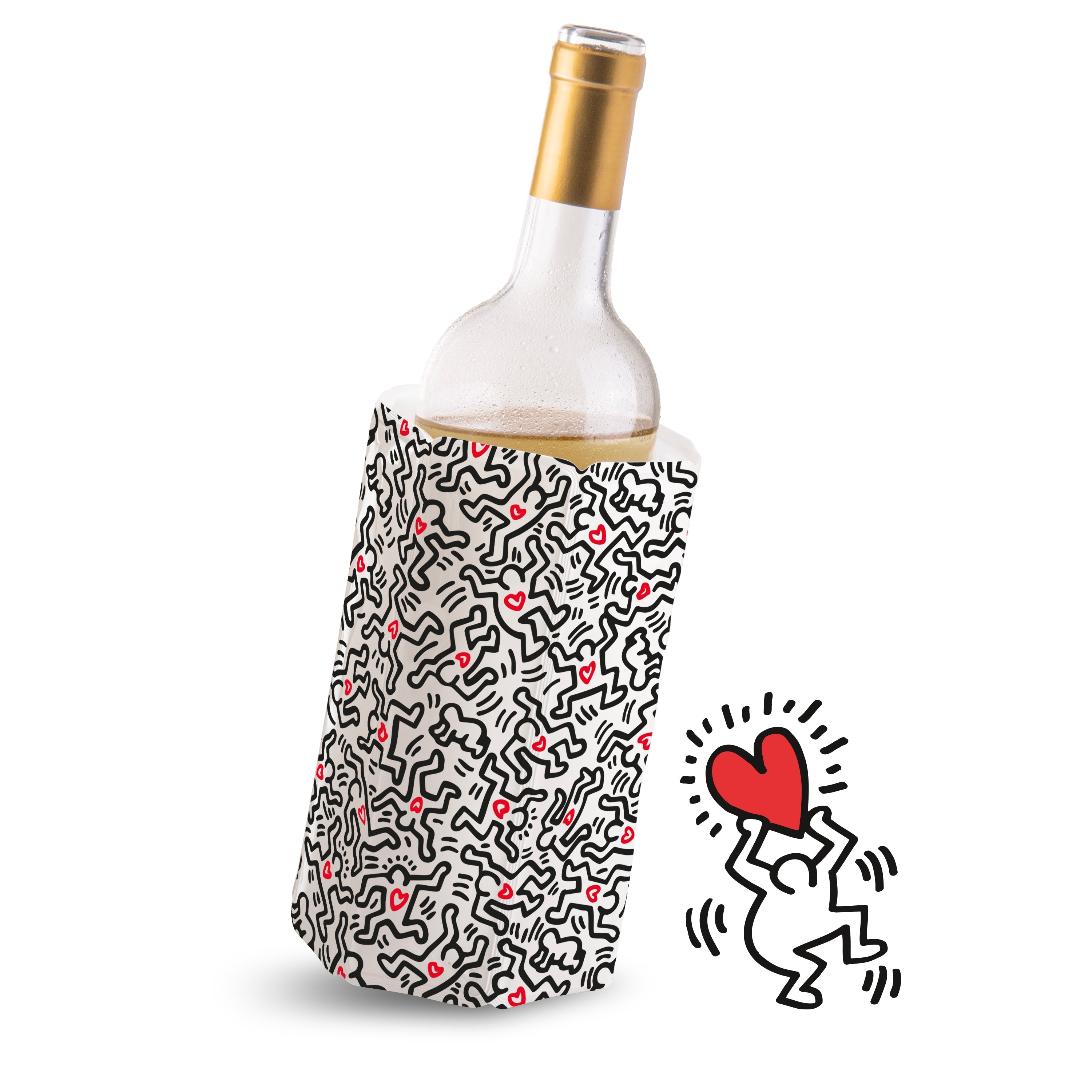Vacu Vin x Keith Haring Active Wine Cooler