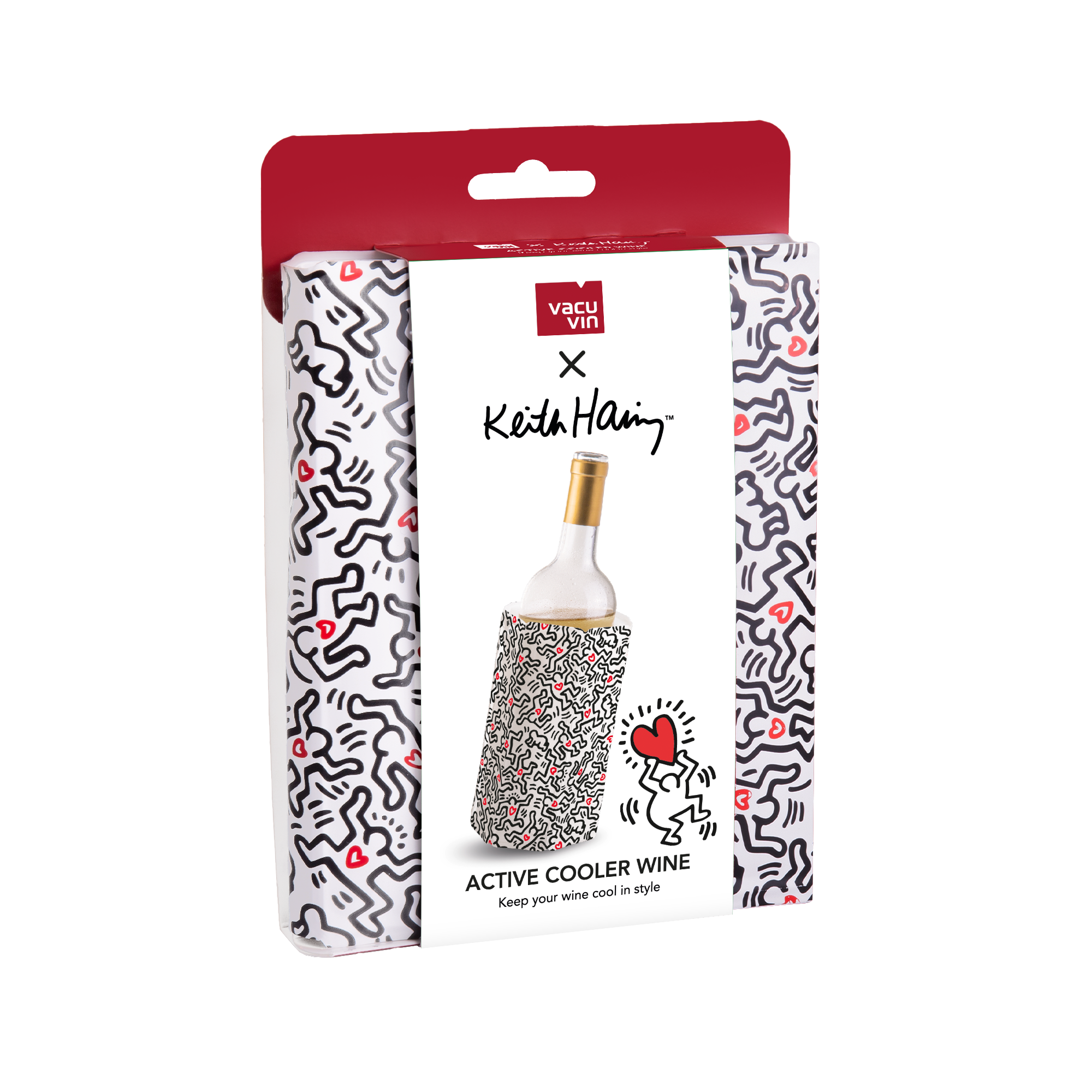 Vacu Vin x Keith Haring Active Wine Cooler