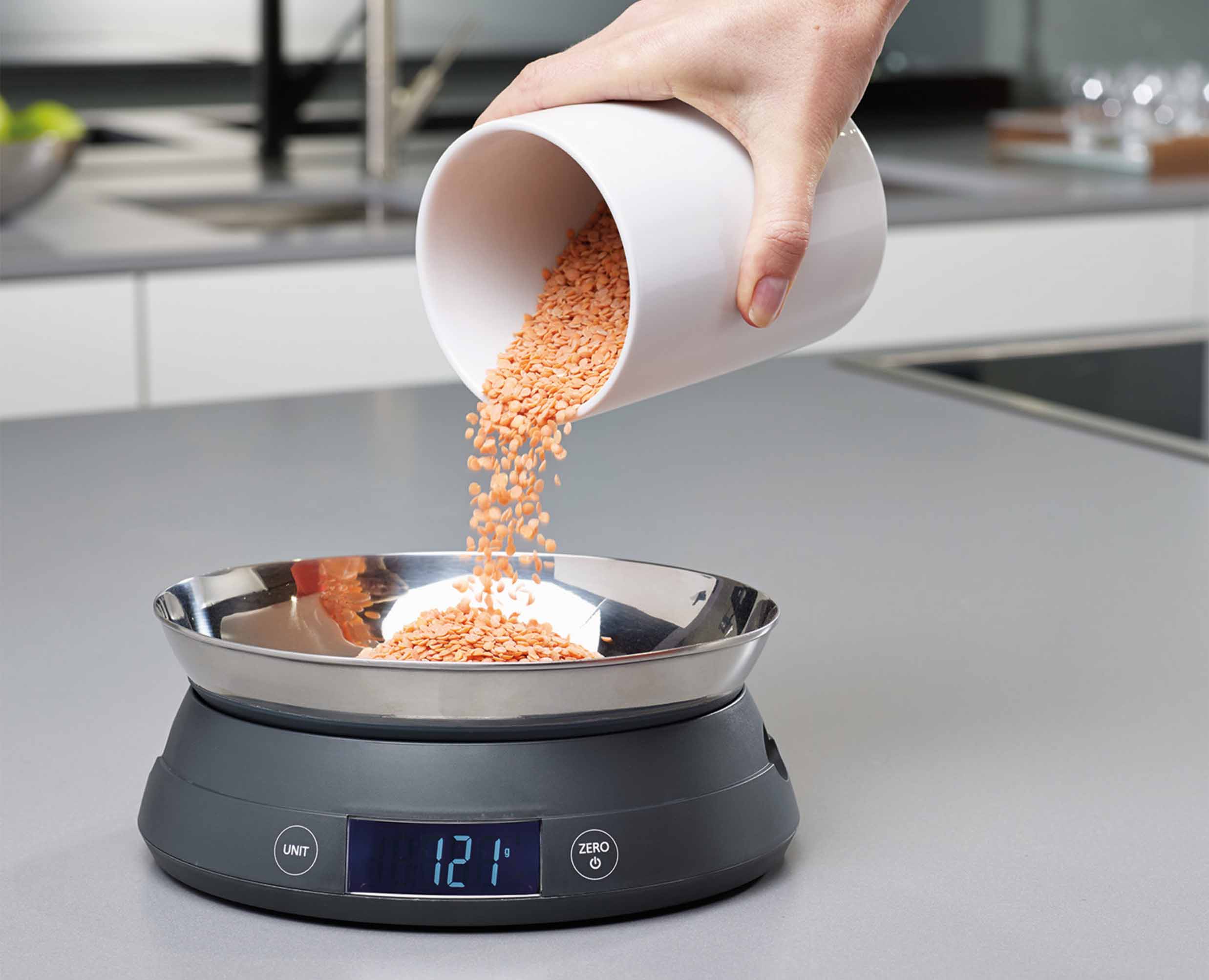 SwitchScale™ Grey Kitchen Scales