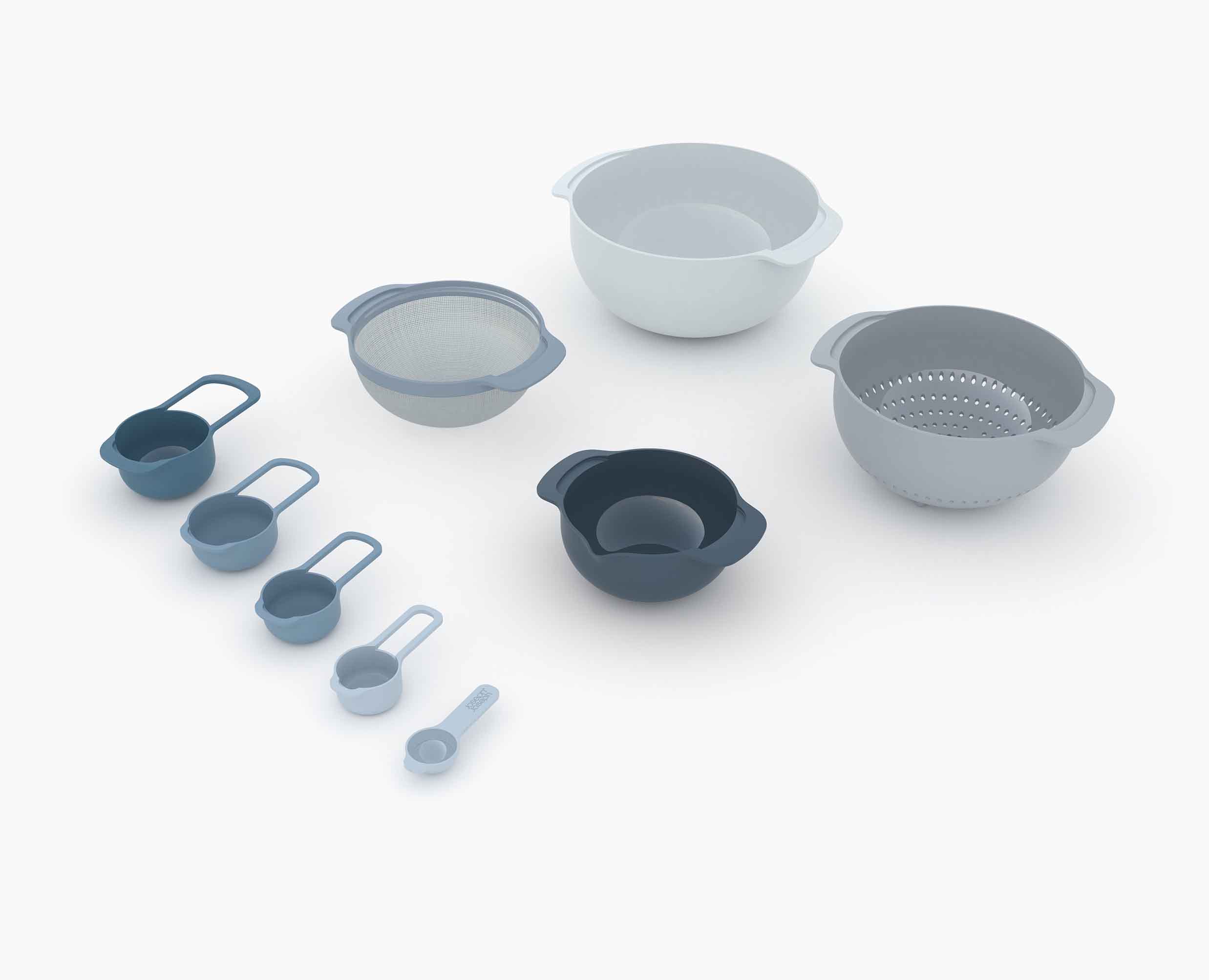 3-piece Blue Baking Bundle Set