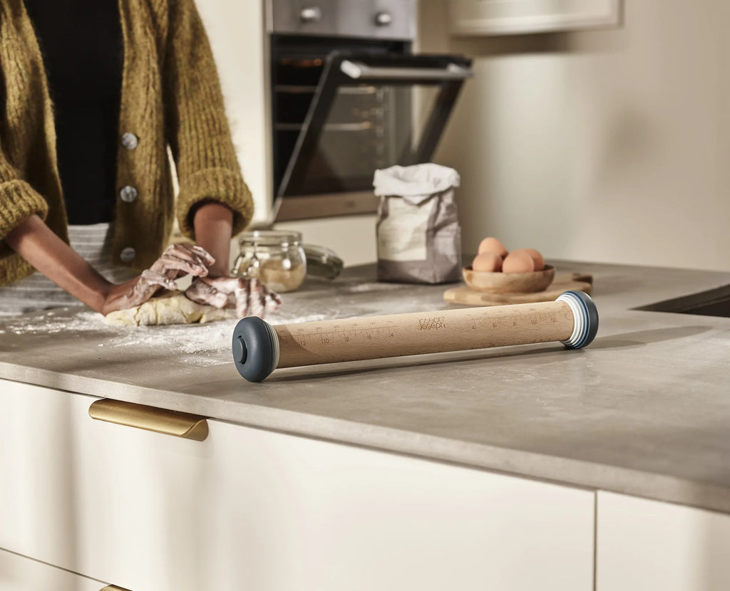 PrecisionPin™ Adjustable Blue Rolling Pin