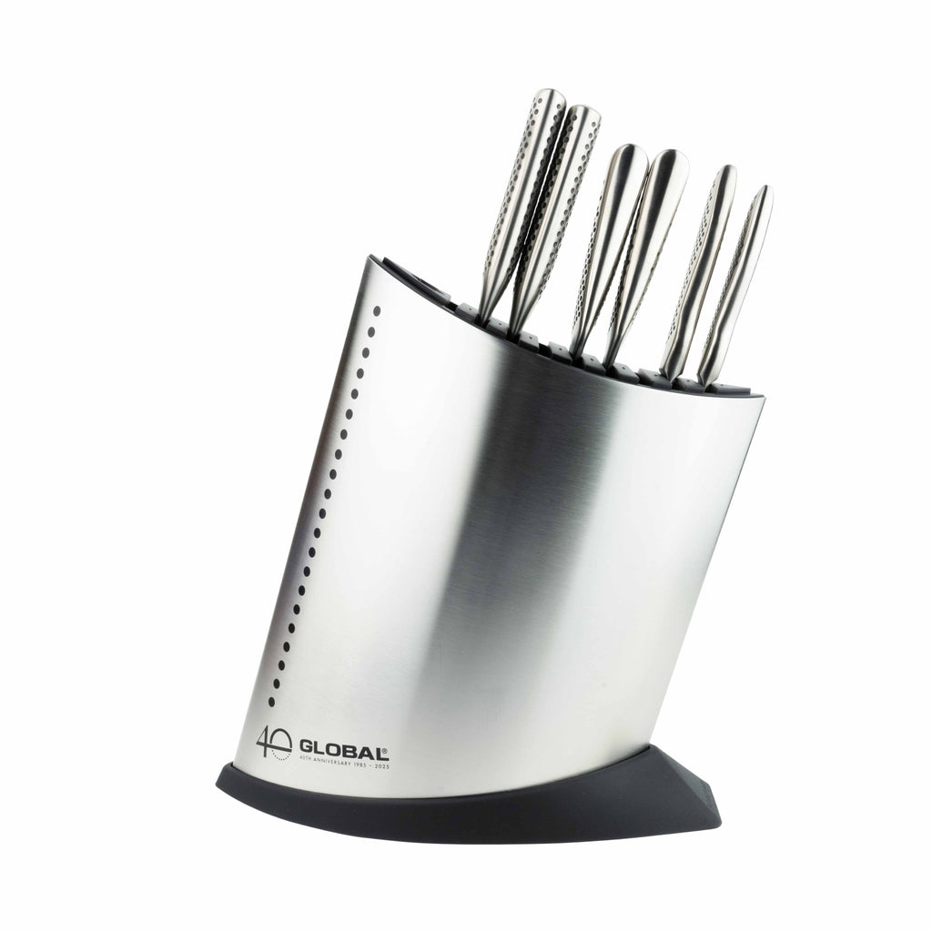 Global 40th Anniversary 7 Piece Knife Block Set G-51AN7-B