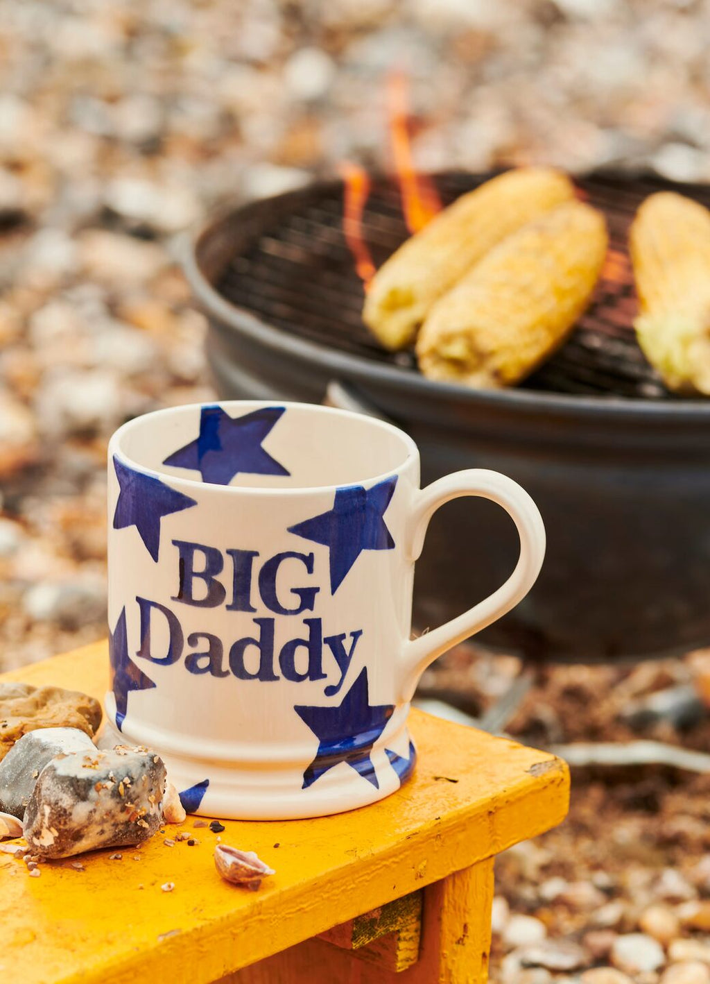 Emma Bridgewater Big Blue Star Big Daddy Large 1pt Mug