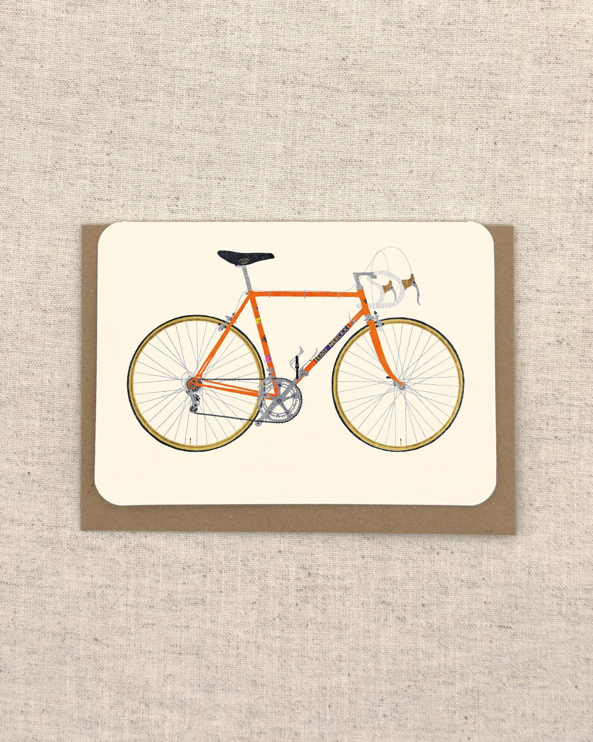 Retro Bicycle Greetings Card