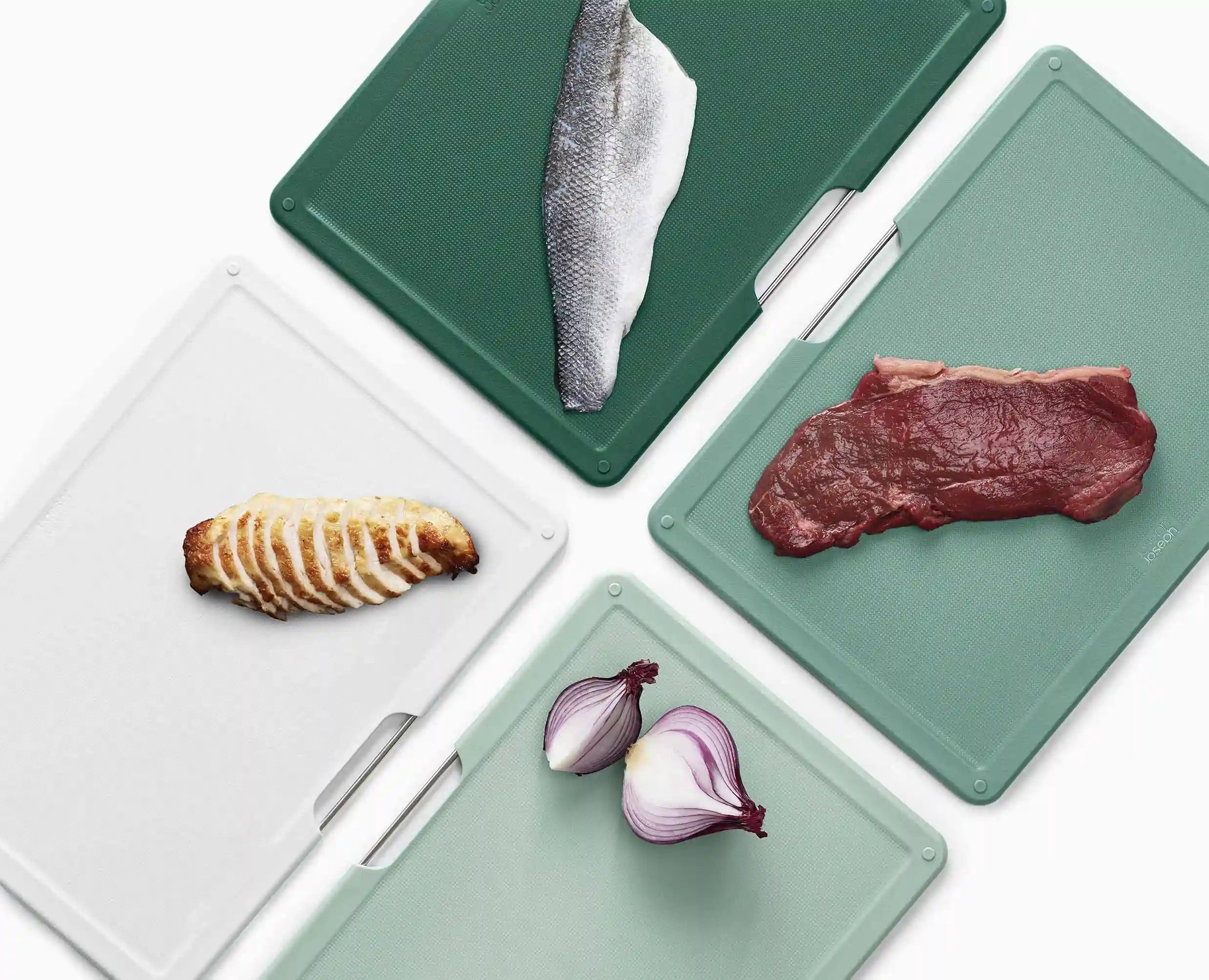Folio™ 4-piece Green Chopping Board Set - Editions