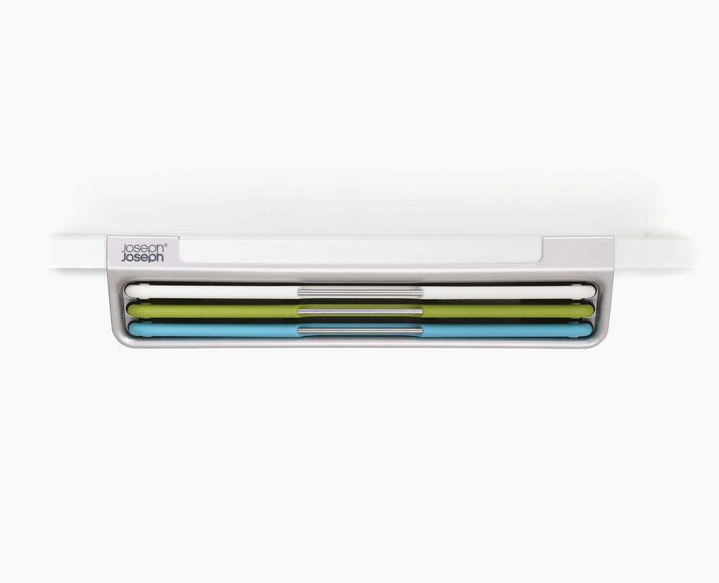 Folio™ Slim 3-piece Under-shelf Multicolour Chopping Board Set