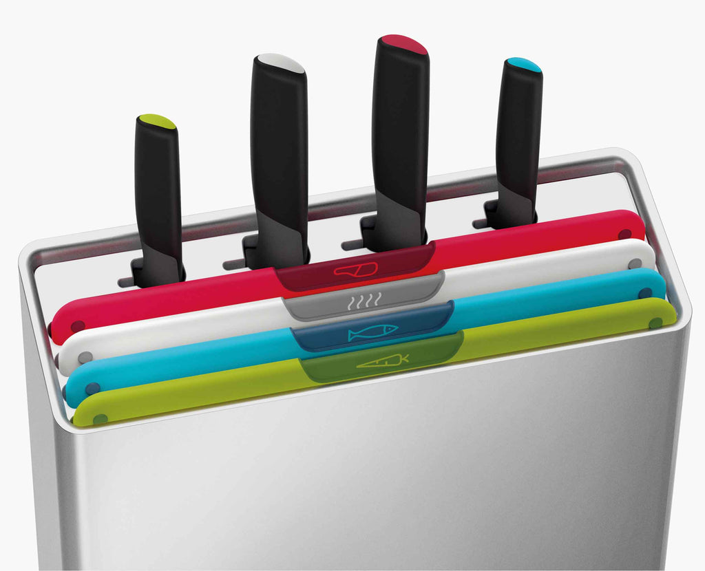 Folio™ Icon Plus Multicolour 8-piece Knife & Chopping Board Set