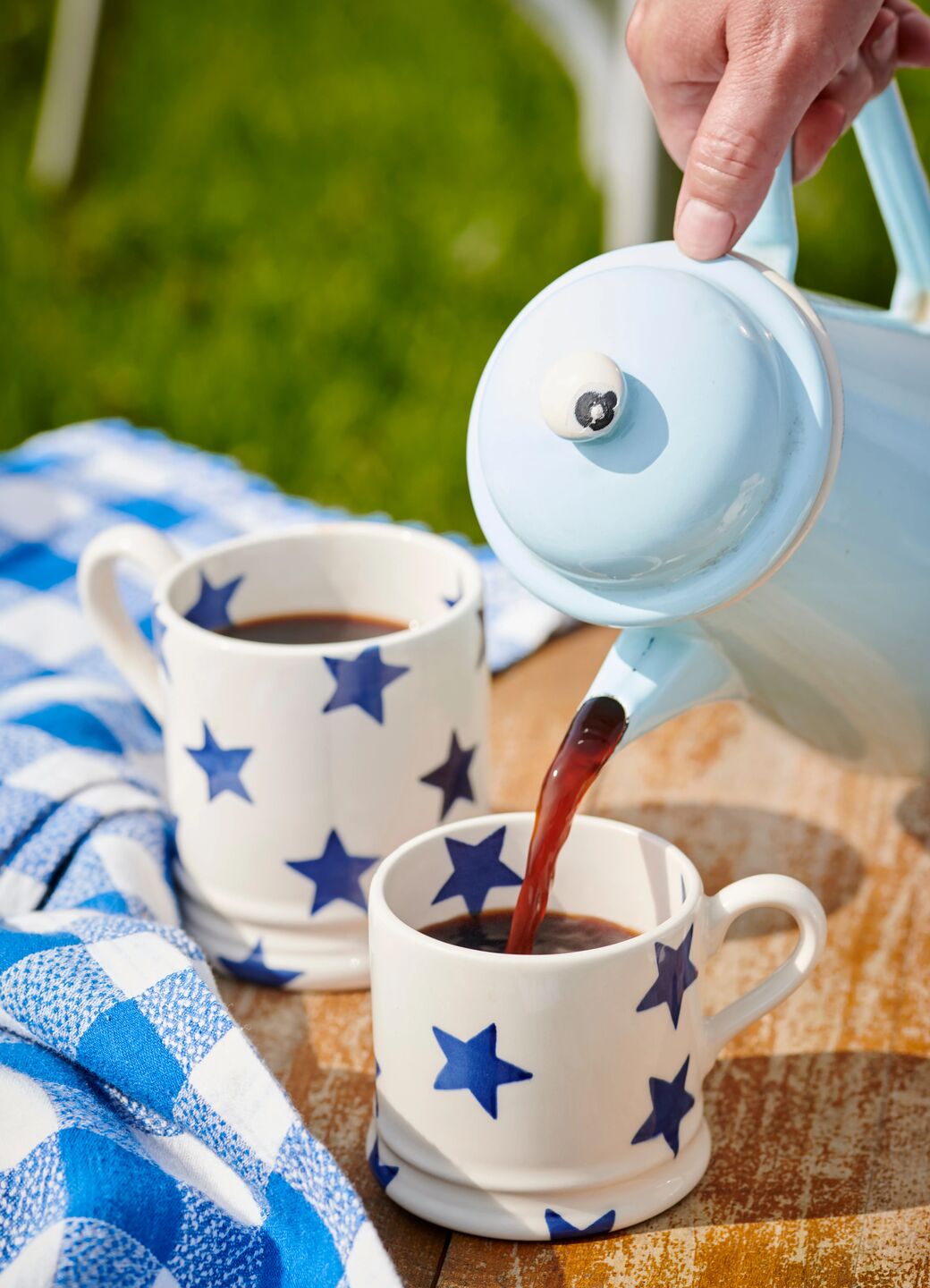 Emma Bridgewater Blue Star 1/2 Pint Mug