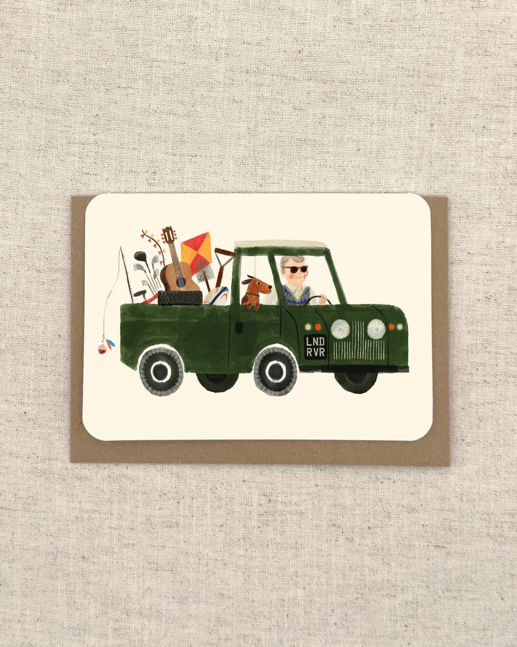Dad's Land Rover Greetings Card