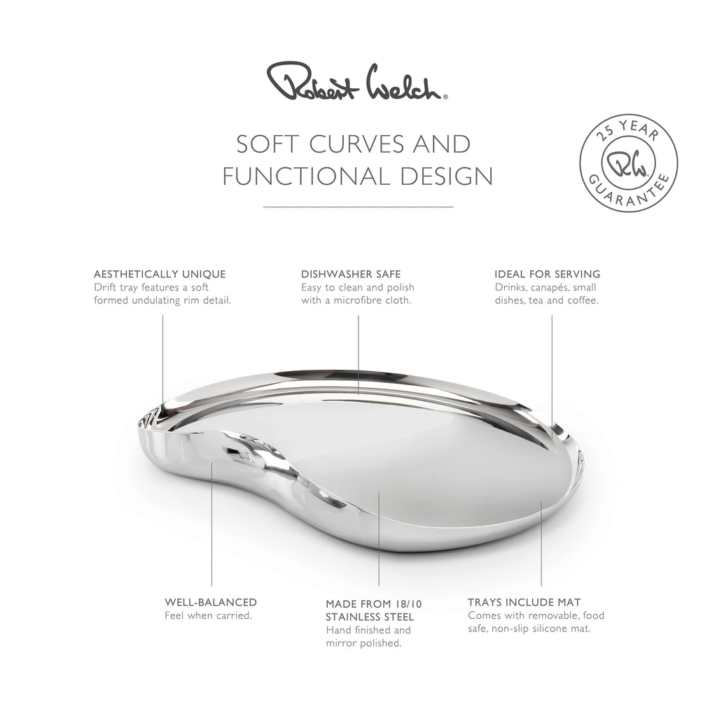 Drift Serving Tray, 25cm