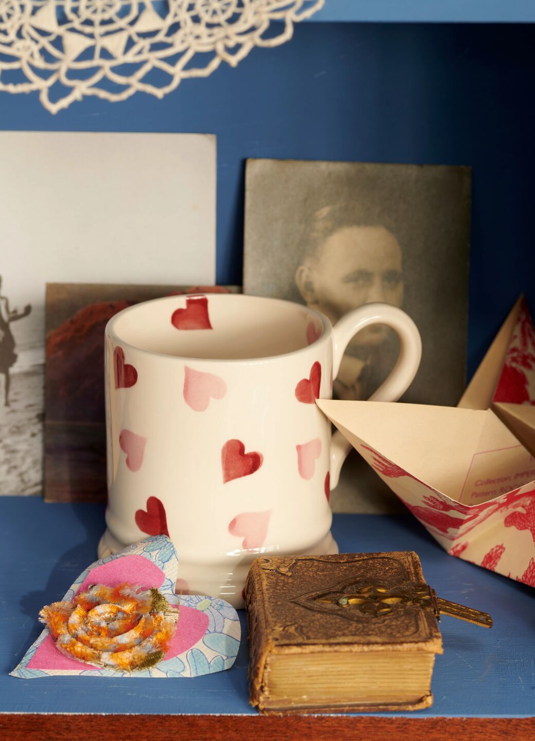 Emma Bridgewater Pink Hearts 1/2 Pint Mug