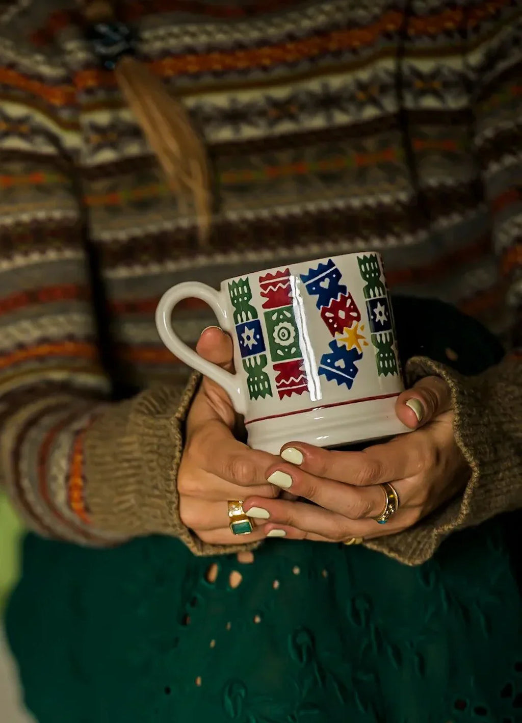 Emma Bridgewater Christmas Crackers 1/2pt mug