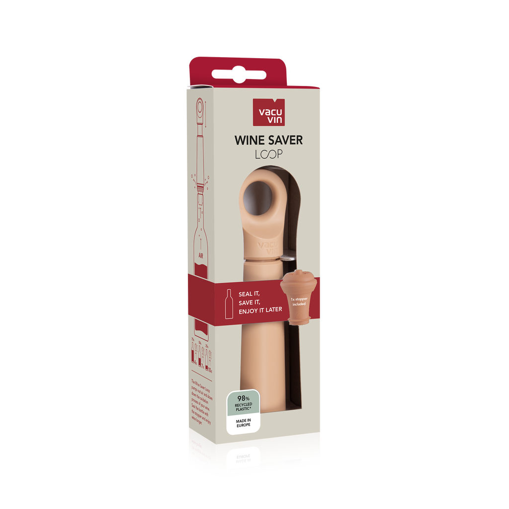Vacu Vin Loop Wine Saver - Terra