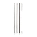 Vacu Vin Stainless Steel 4pc Straw Set with Brush