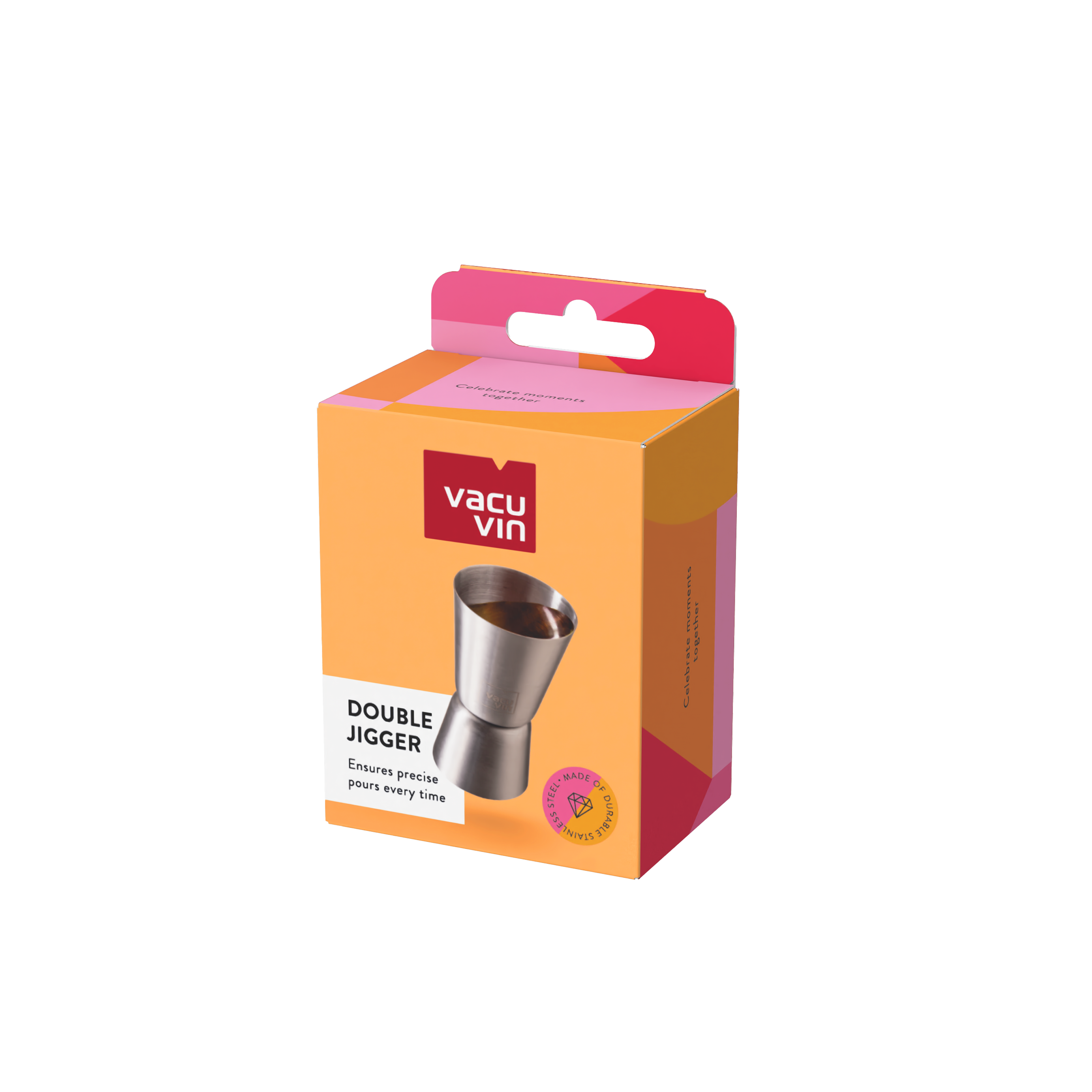 Vacu Vin Double Jigger Stainless Steel