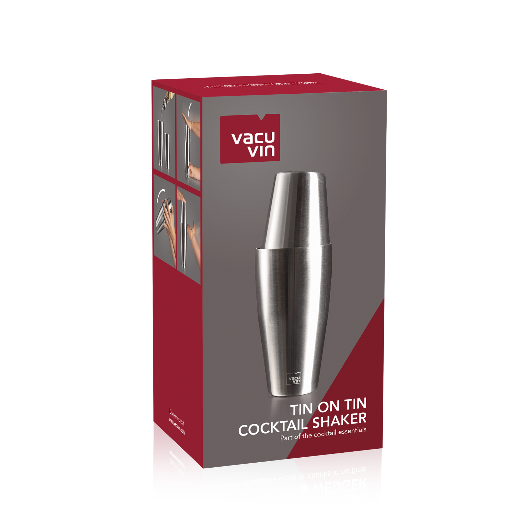 Vacu Vin Tin on Tin Cocktail Shaker