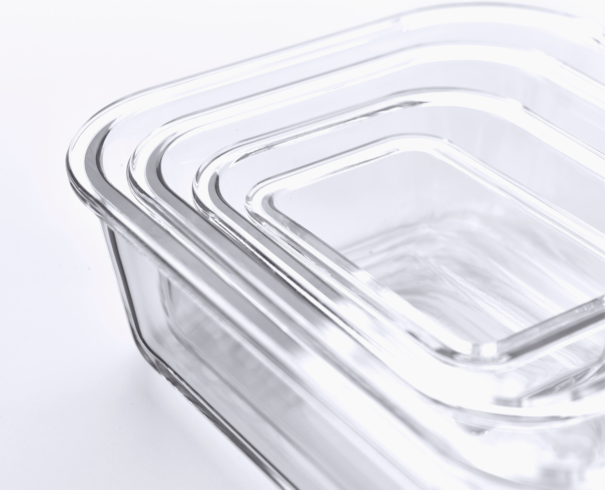 Nest™ Glass Multicolour Food Storage Set