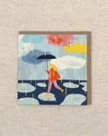 Rainy Day Greetings Card