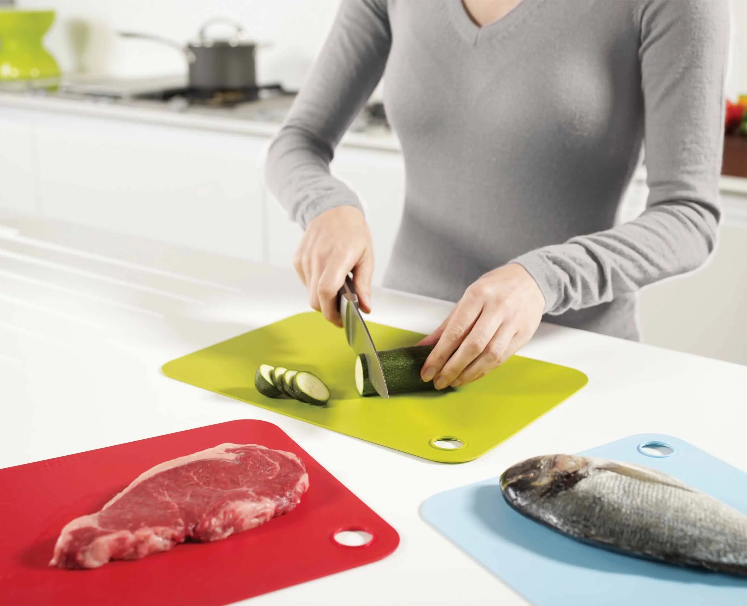 Pop™ 3-piece Multicolour Chopping Mat Set