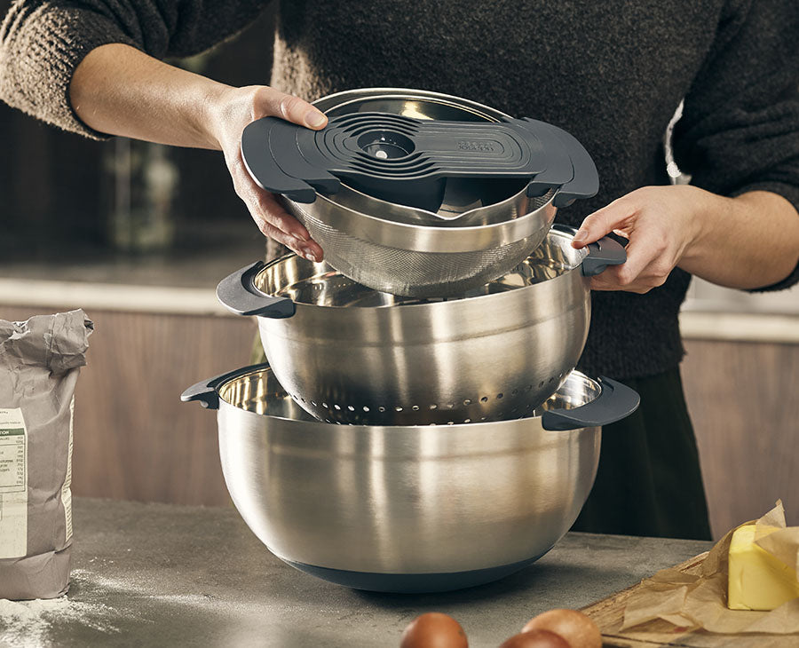 Nest™ 9 Stainless-steel Food Preparation Set