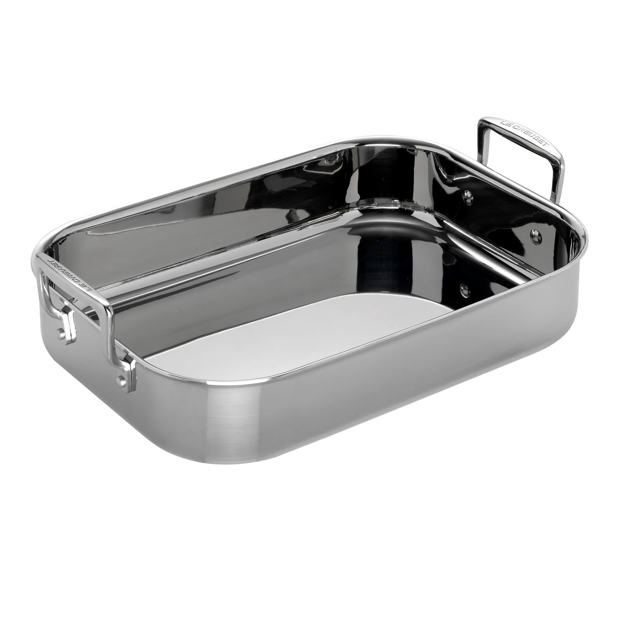 Le Creuset 3 - Ply Stainless Steel Rectangular Roaster 35cm