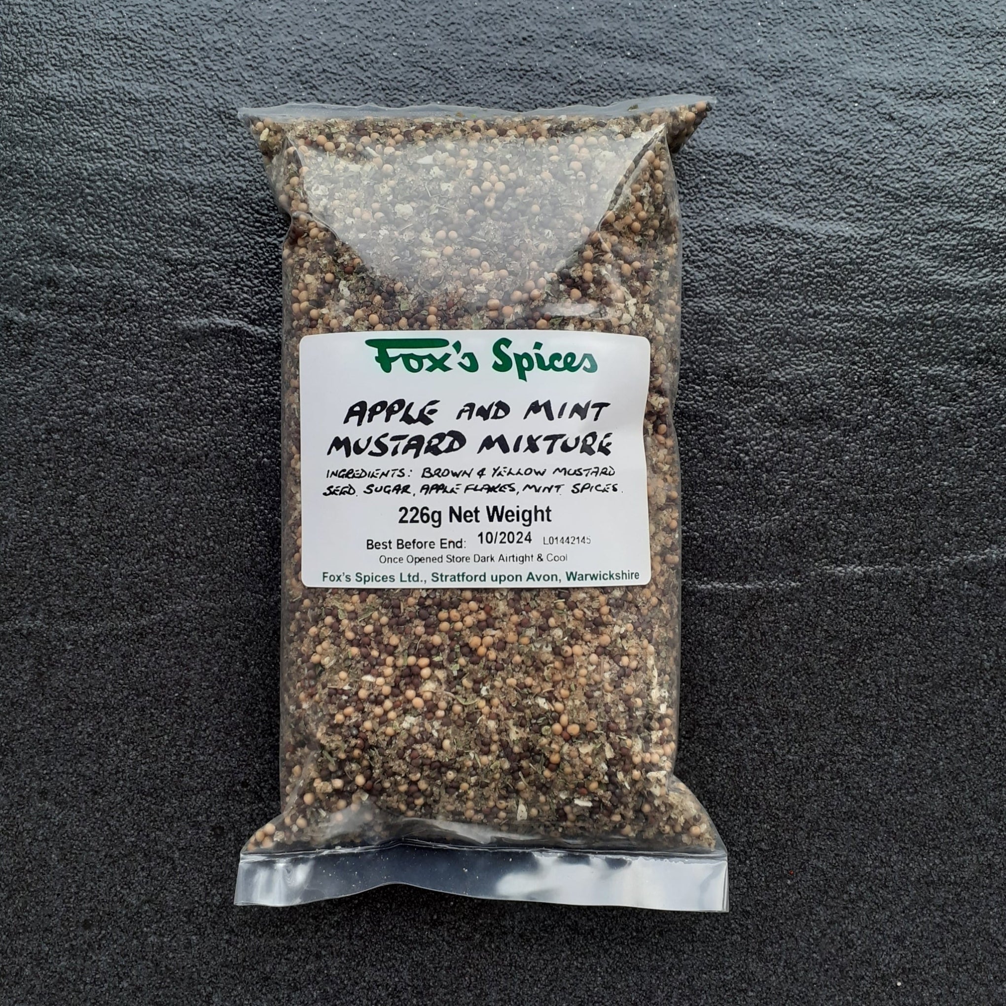 Apple and Mint Mustard Mixture
