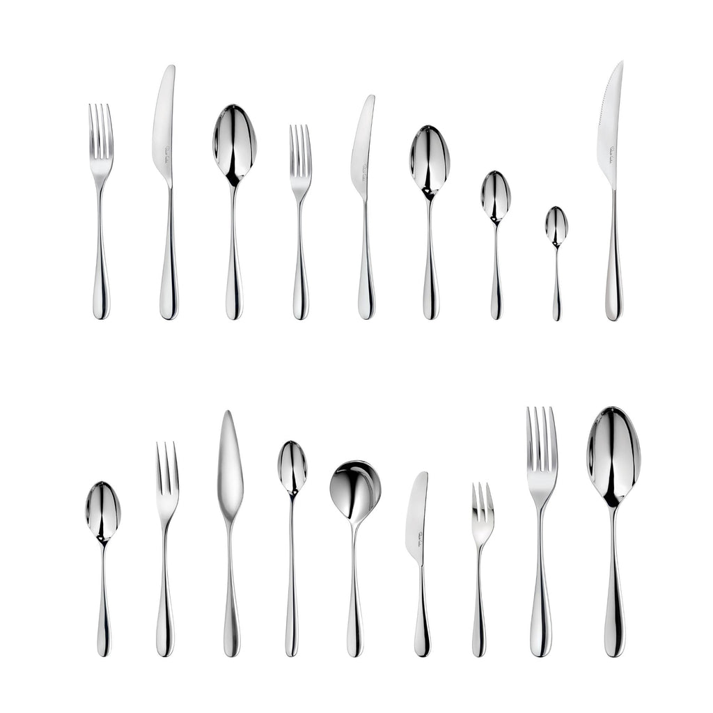Arden Bright Cutlery Set, 84 Piece for 12 People