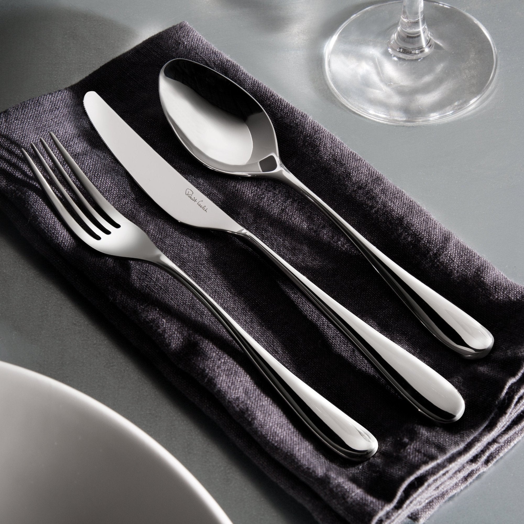 Robert Welch Arden Bright Cutlery Set, 16 Piece for 4 People