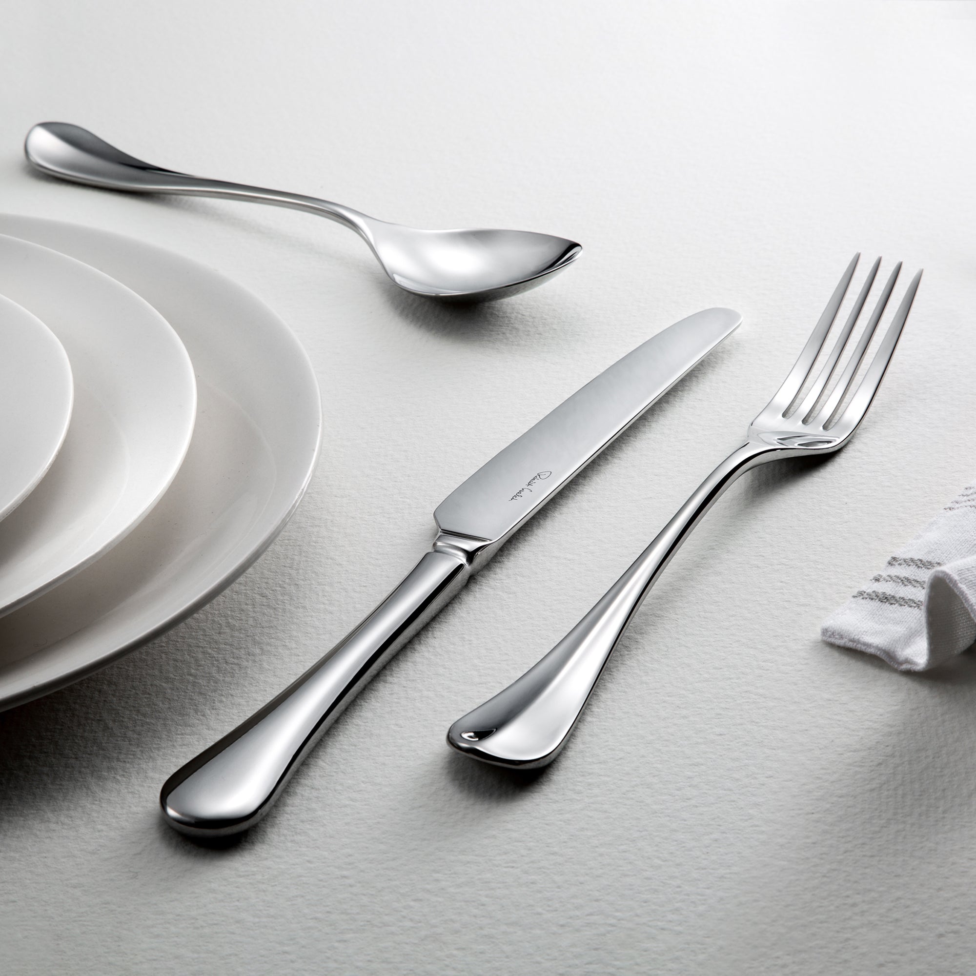 Baguette Bright Cutlery Set, 24 Piece for 6 People