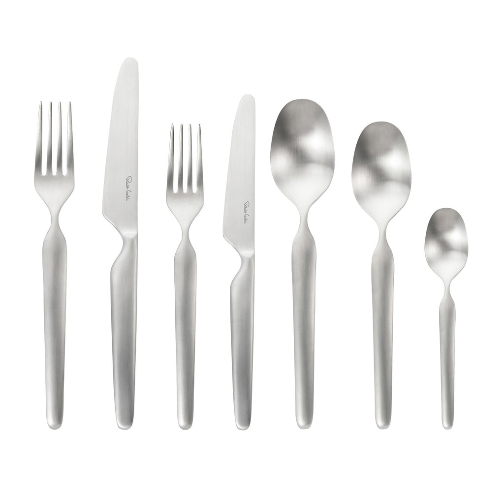 Bergen Satin Cutlery Set, 84 Piece for 12 People