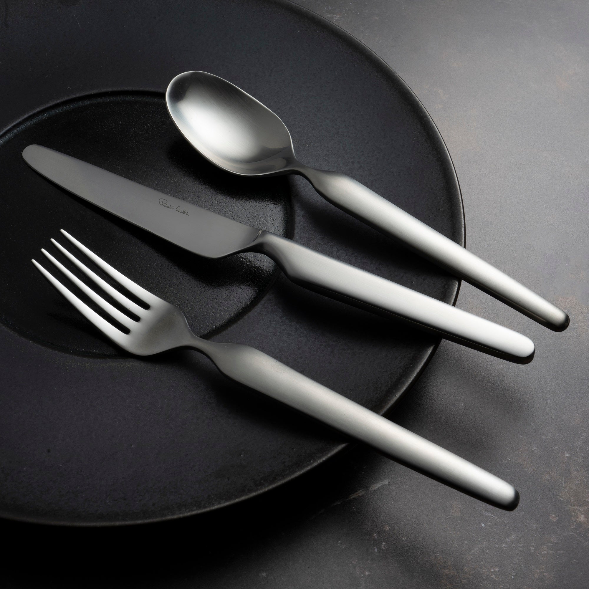 Bergen Satin Cutlery Set, 56 Piece for 8 People