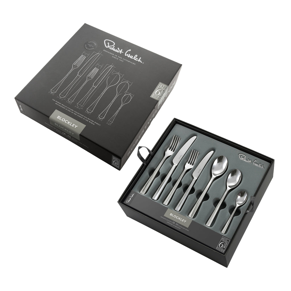 Blokley Bright Cutlery Set, 42 Piece for 6 People