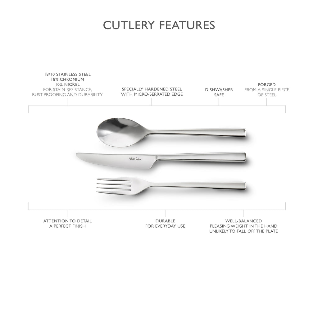 Blokley Bright Cutlery Set, 84 Piece for 12 People