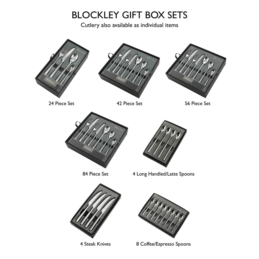 Blokley Bright Cutlery Set, 56 Piece for 8 People