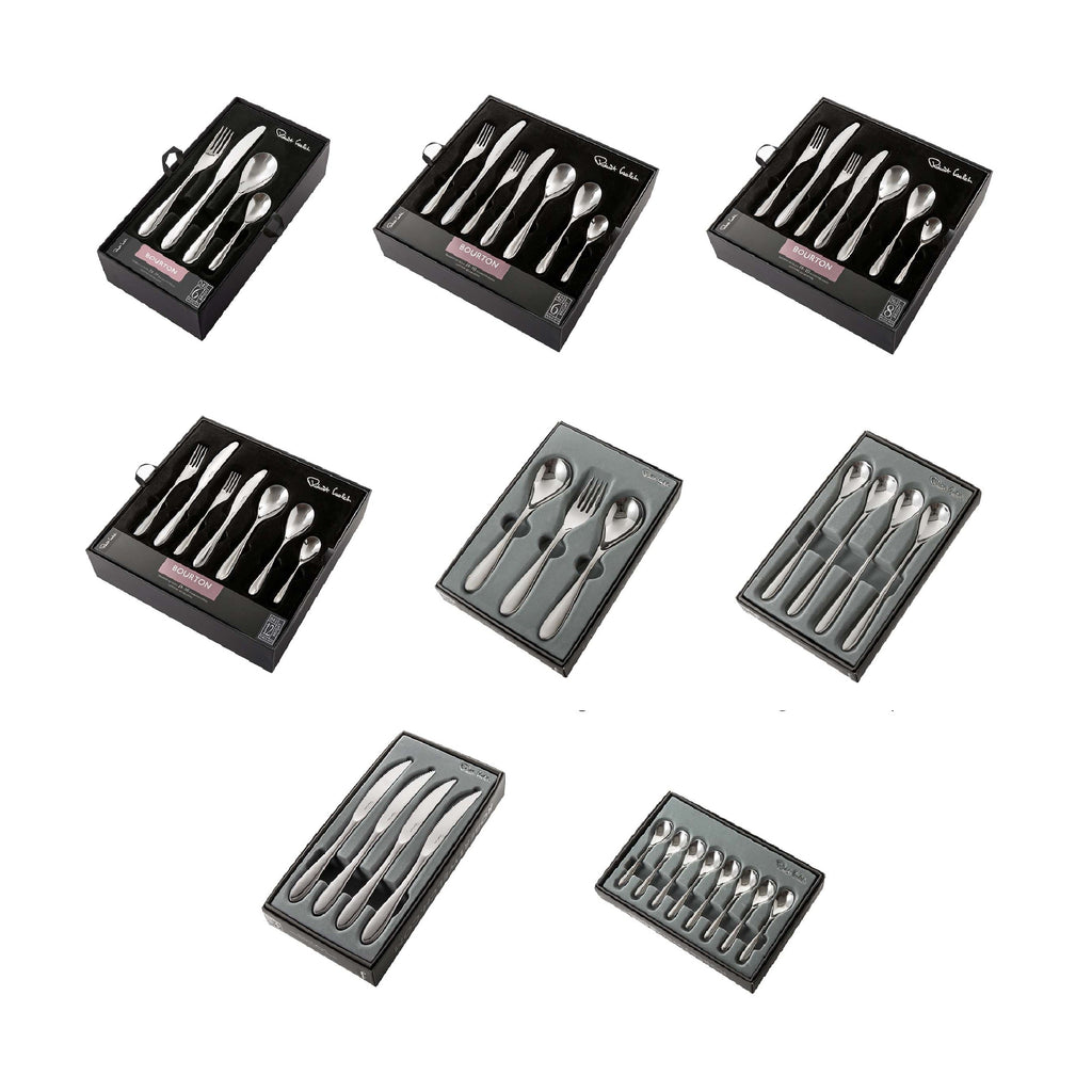 Bourton Bright Cutlery Set, 84 Piece for 12 People