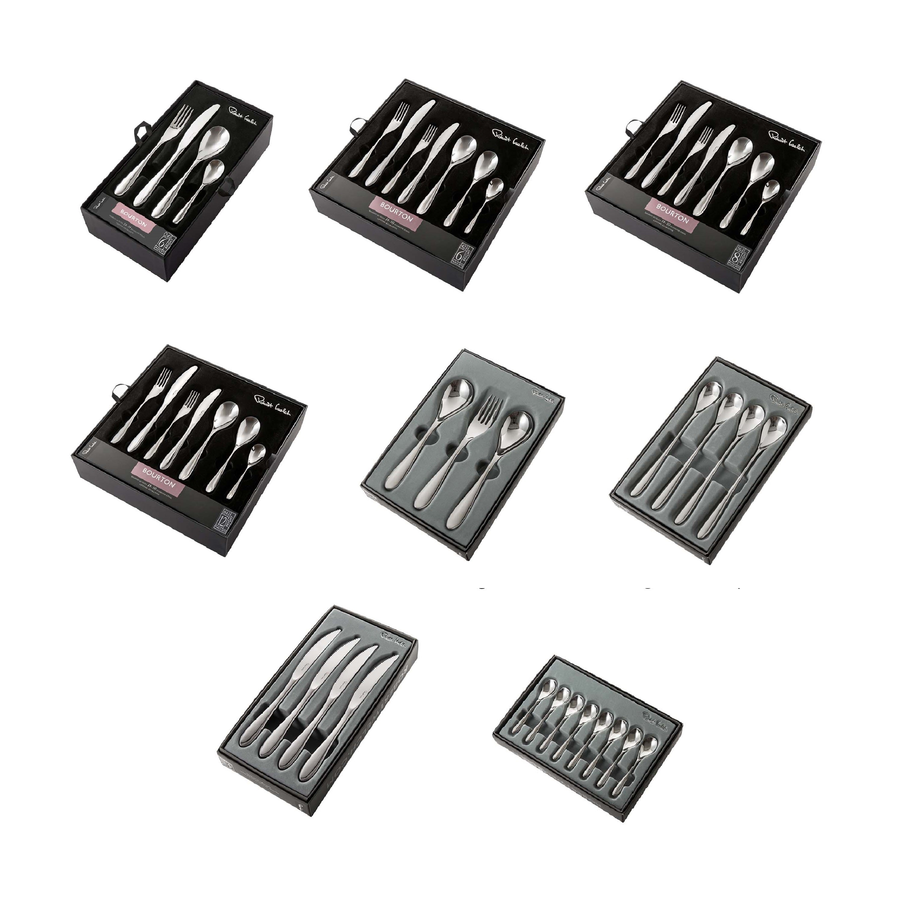Bourton Bright Cutlery Set, 42 Piece for 6 People