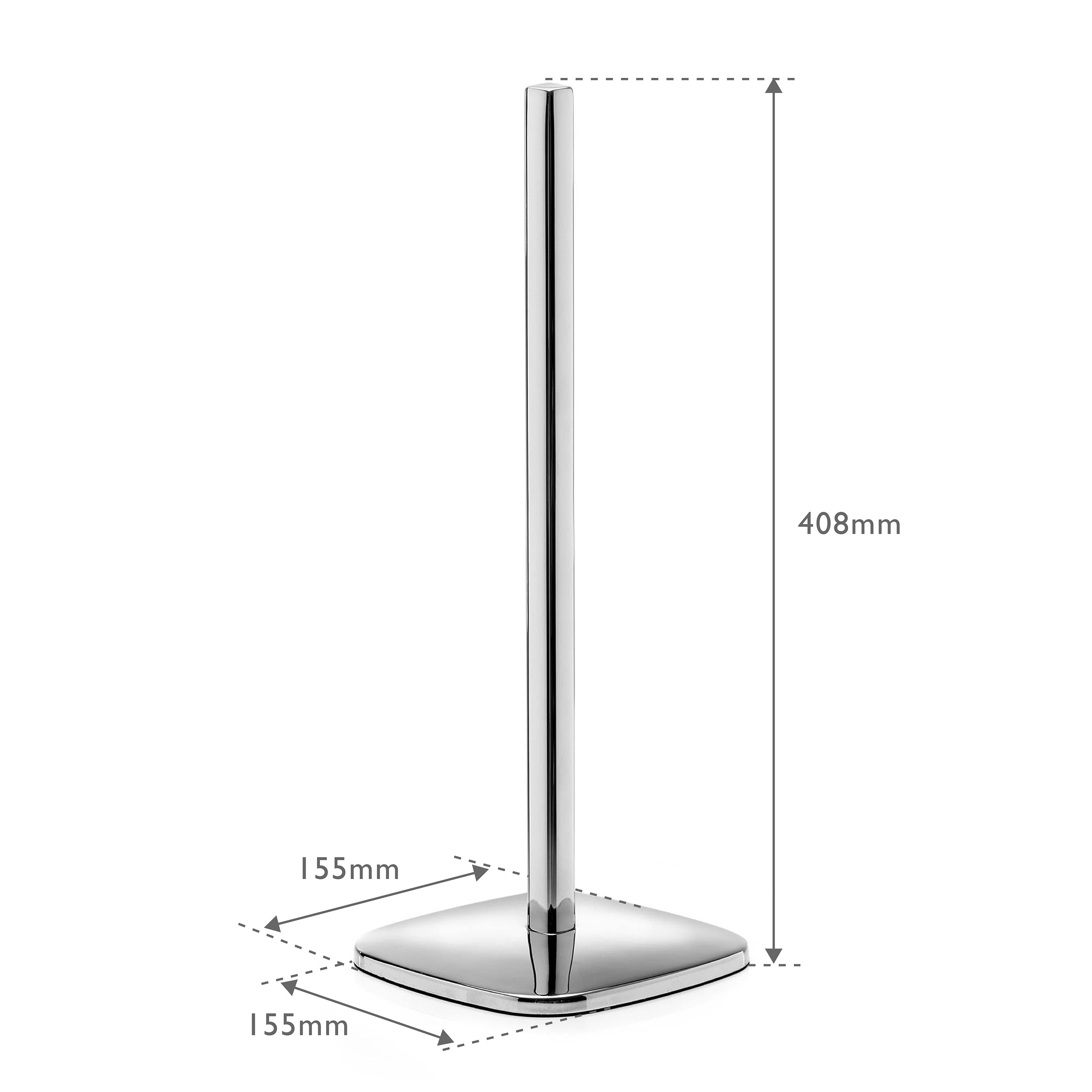 Robert Welch Burford Toilet Brush Holder with Toilet Roll Floor Stand