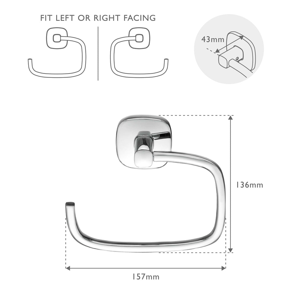 Robert Welch Burford Toilet Roll Holder Swing