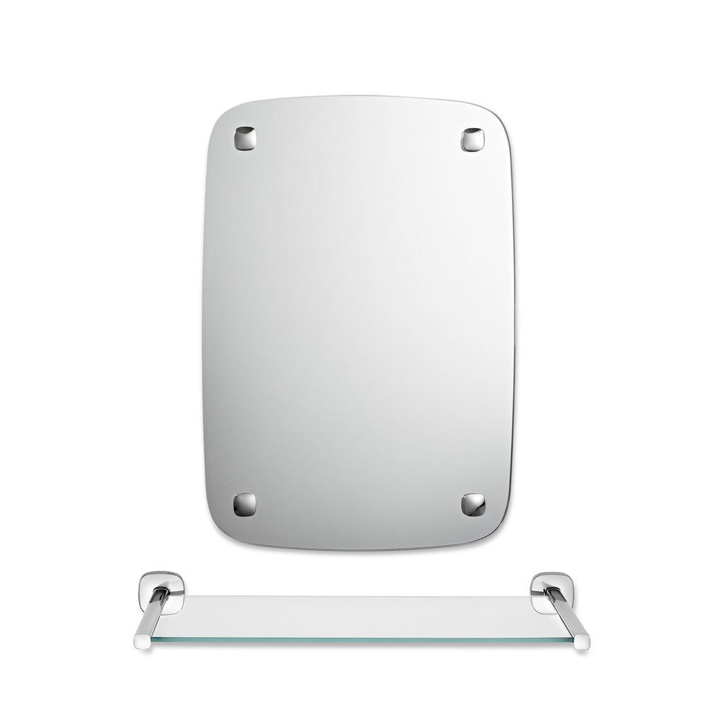 Robert Welch Burford Wall Mirror & Glass Shelf